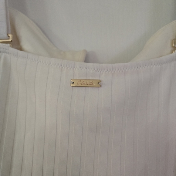 Cleobella Monica One Piece Swim Buttercream s - Picture 6 of 6